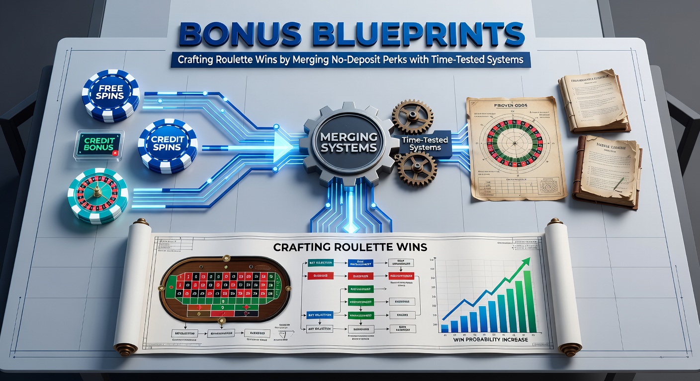 Close-up of a digital roulette interface showing a no-deposit bonus balance alongside a Martingale progression chart, with green wins stacking up