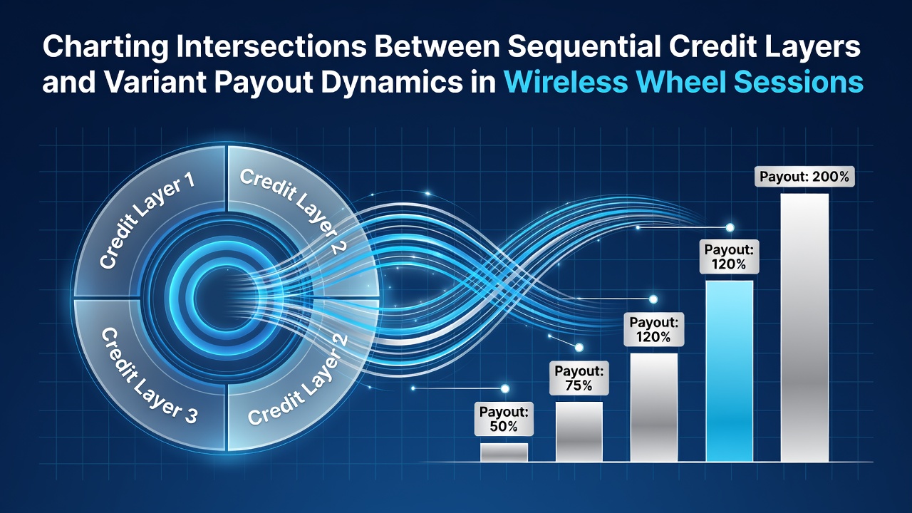Diagram showing sequential credit layers stacking across mobile roulette variants with payout multipliers