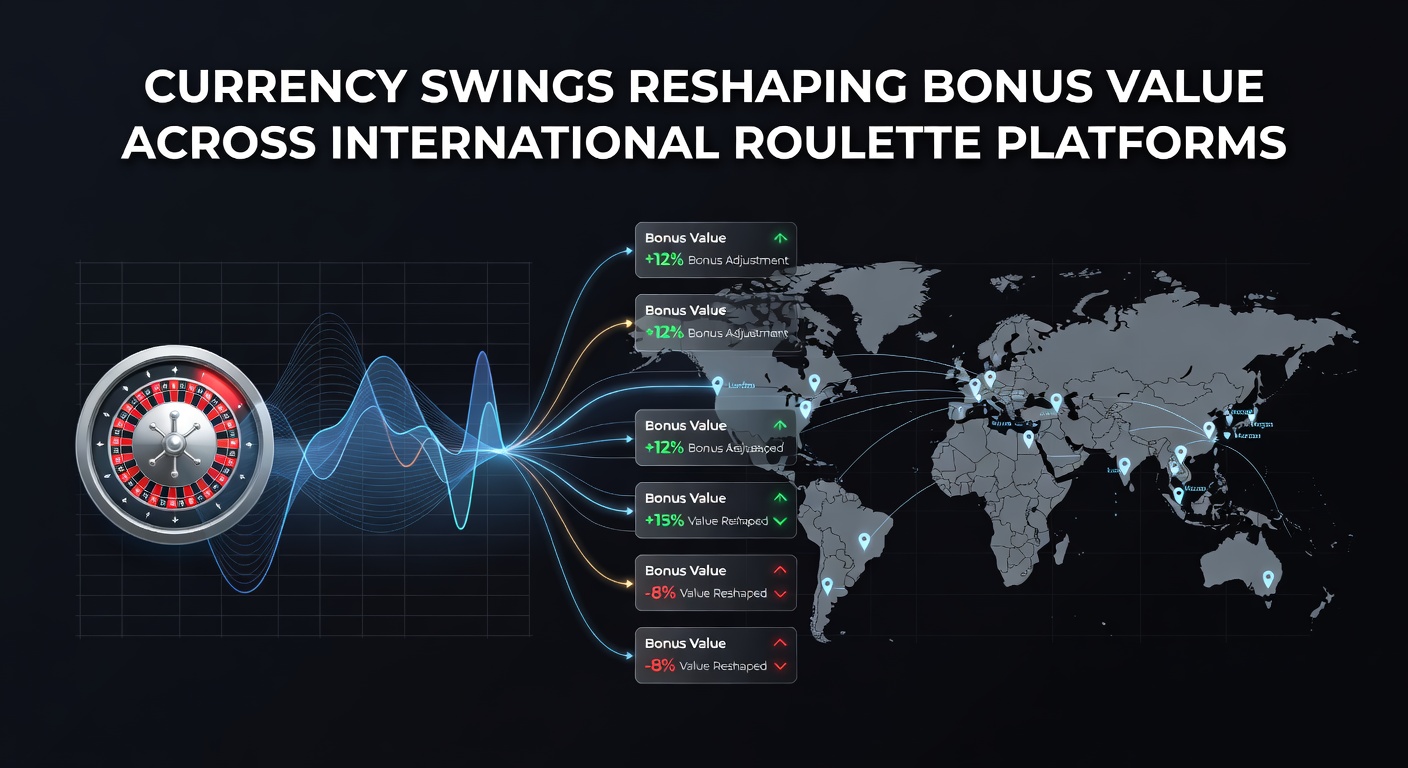 International roulette players reviewing bonus terms on mobile devices amid fluctuating exchange rates