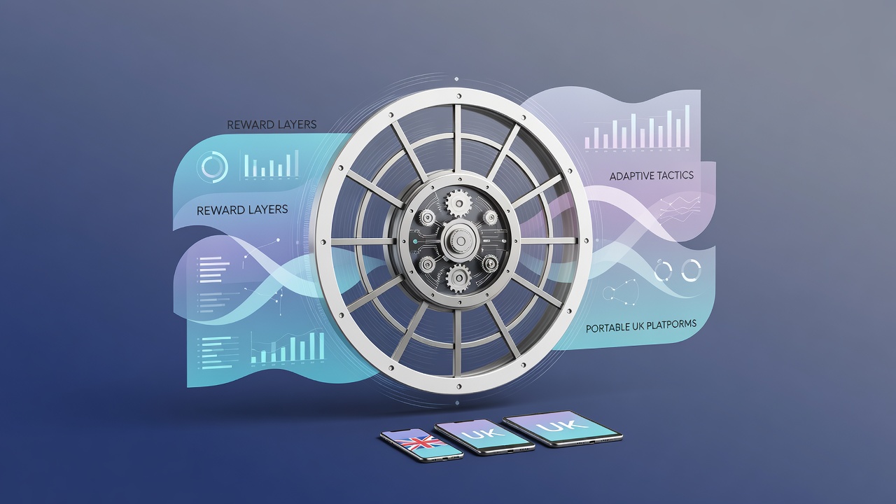 Close-up of adaptive wheel interface showing real-time bonus tracking and strategy adjustment prompts