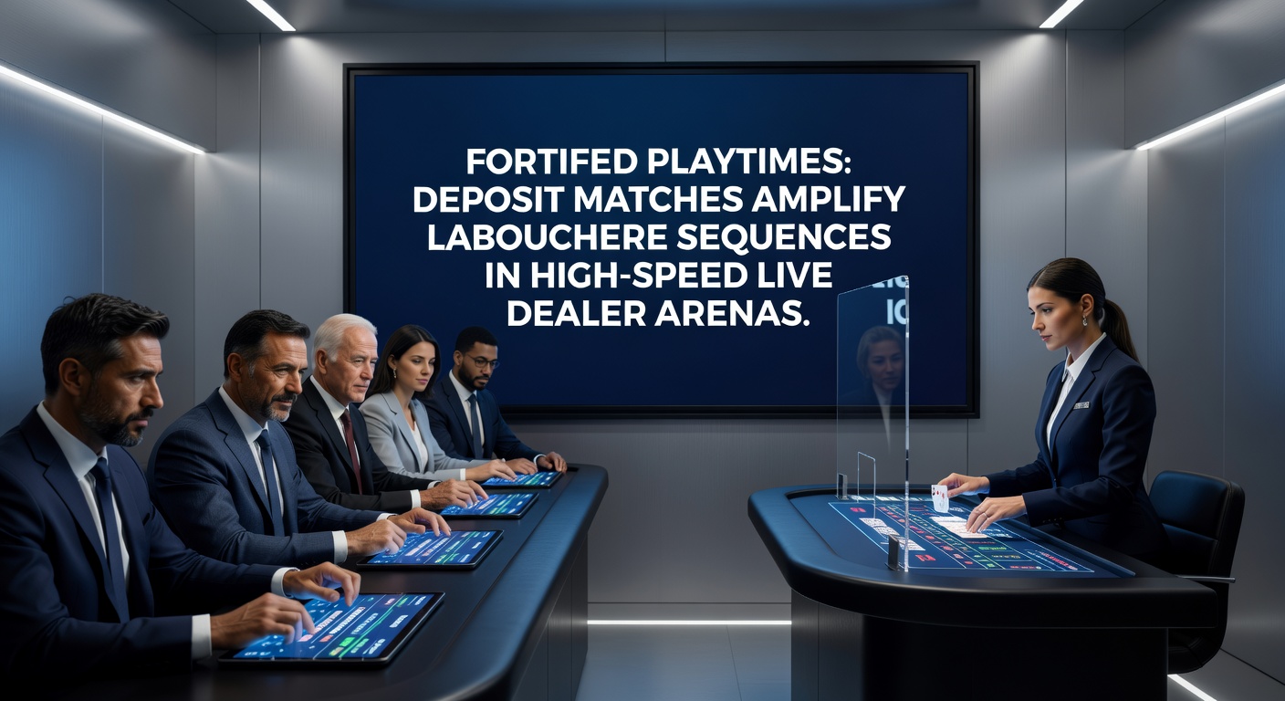 Dynamic live dealer roulette wheel spinning rapidly, overlaid with Labouchere number sequences and glowing deposit match bonus symbols extending session timelines