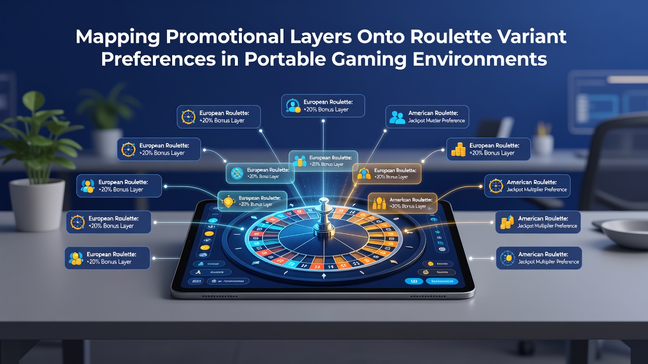 Analytics dashboard displaying promotional layer mapping to roulette variants on mobile devices